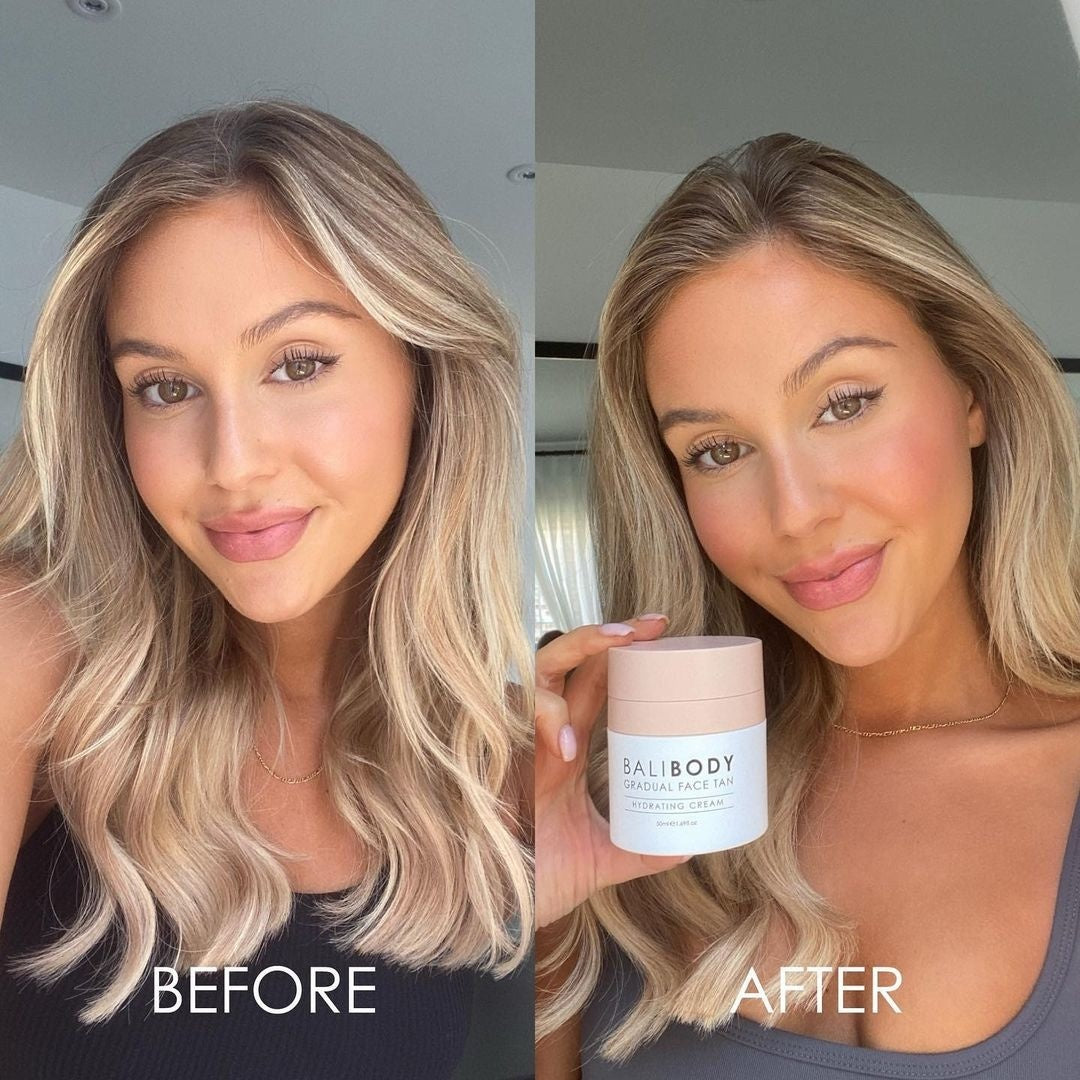 gradual face tan