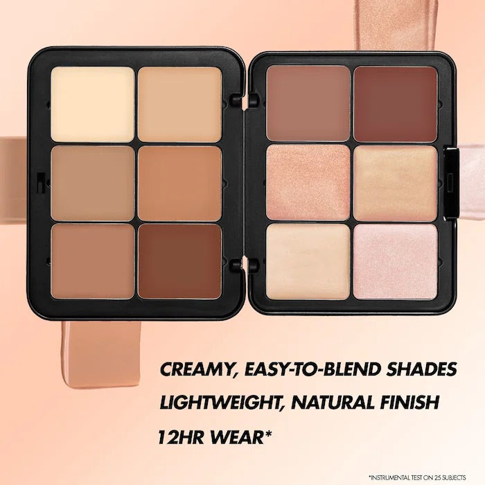 HD Skin Cream Contour and Highlight Sculpting Palette