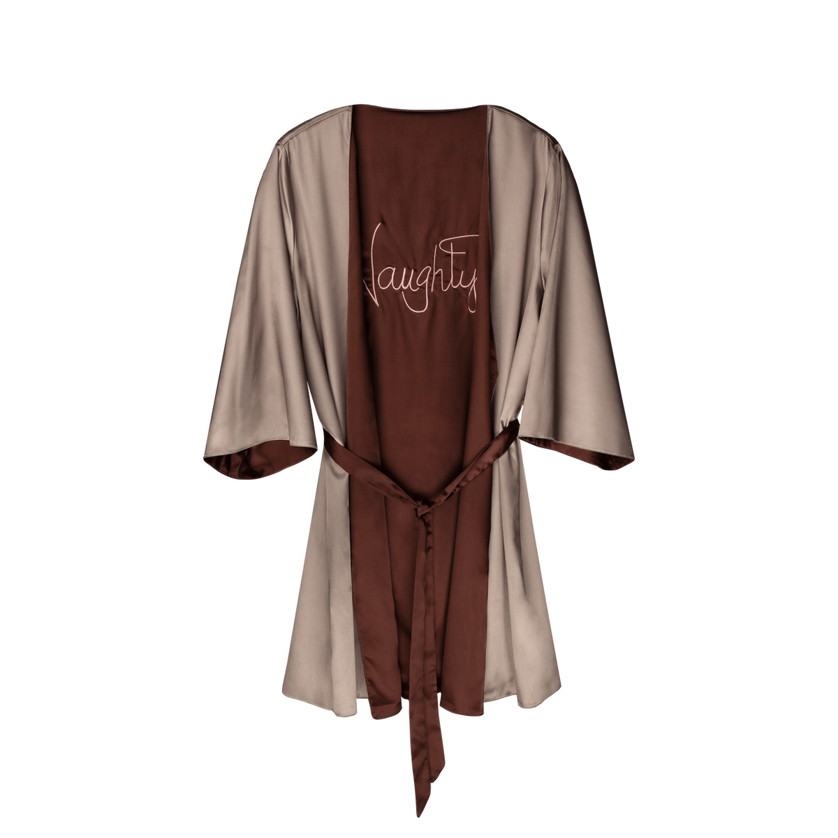 Naughty nice reversible robe
