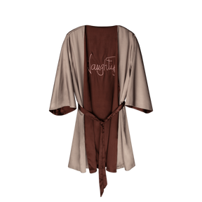 Naughty nice reversible robe