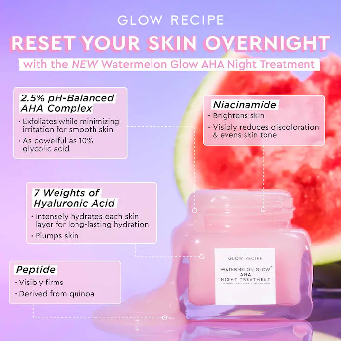 Watermelon glow AHA night treatment 25 ml