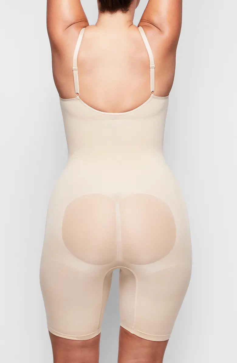 Low back mid thigh bodysuit